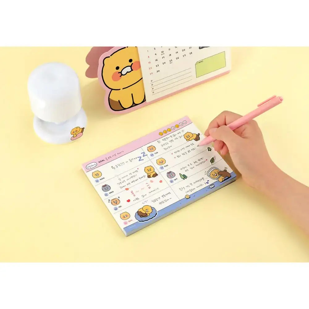 Kakao Friends - Choonsik Ordinary Planner Pad - Kakao Friends - Planner - Harumio