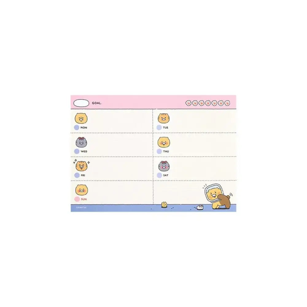 Kakao Friends - Choonsik Ordinary Planner Pad - Kakao Friends - Planner - Harumio