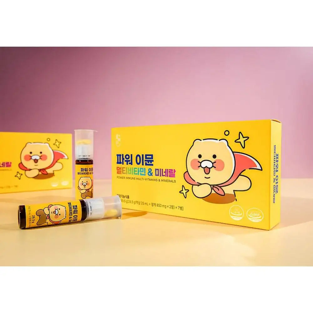 Kakao Friends - Brave Choonsik Power Immune Multi-Vitamins & Minerals - Kakao Friends - Supplements - Harumio