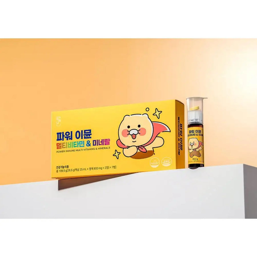 Kakao Friends - Brave Choonsik Power Immune Multi-Vitamins & Minerals - Kakao Friends - Supplements - Harumio
