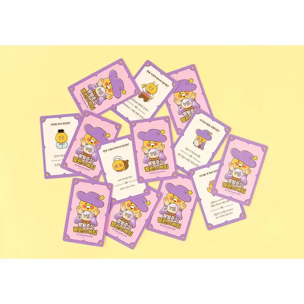 Kakao Friends - Byulbyul Choonsik Balance Game Card - Kakao Friends - Card Game - Harumio