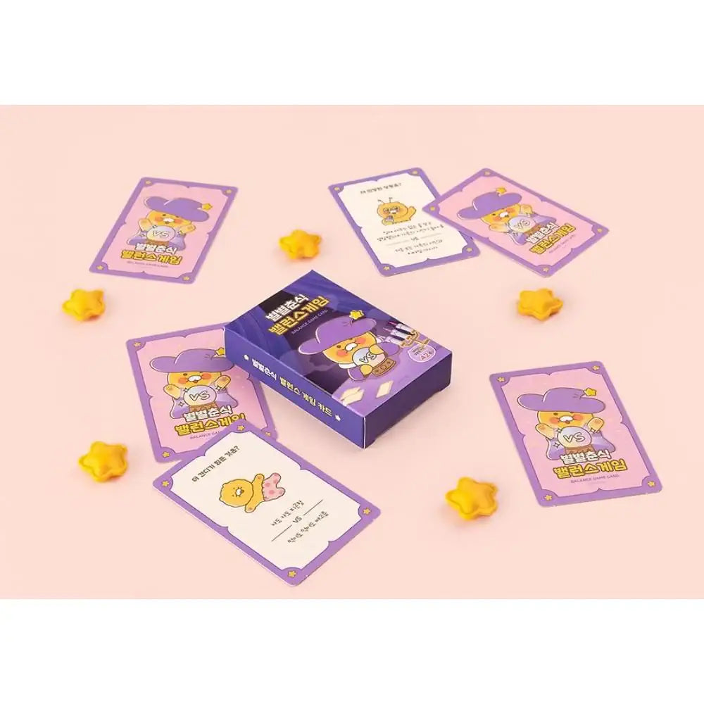 Kakao Friends - Byulbyul Choonsik Balance Game Card - Kakao Friends - Card Game - Harumio