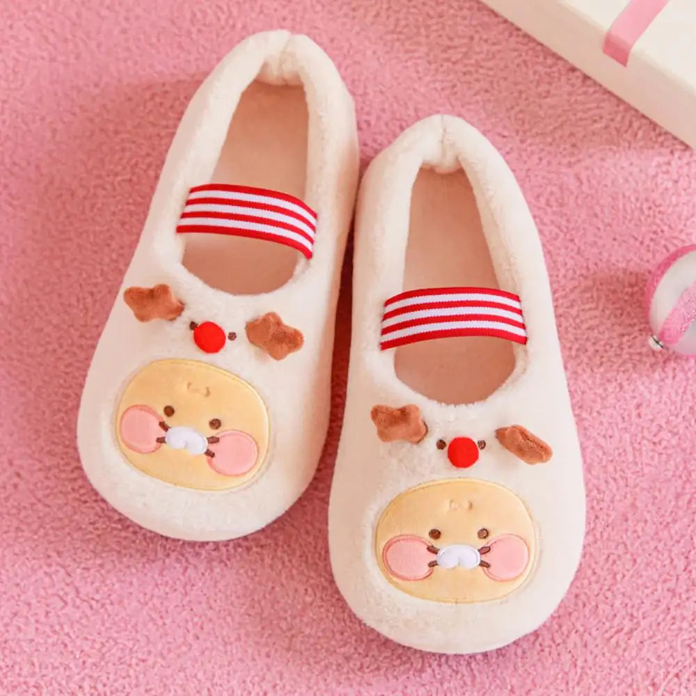 Kakao Friends - Baby Choonsik Merry Choon Christmas Rudolph Slippers - Kakao Friends - Slipper - Harumio