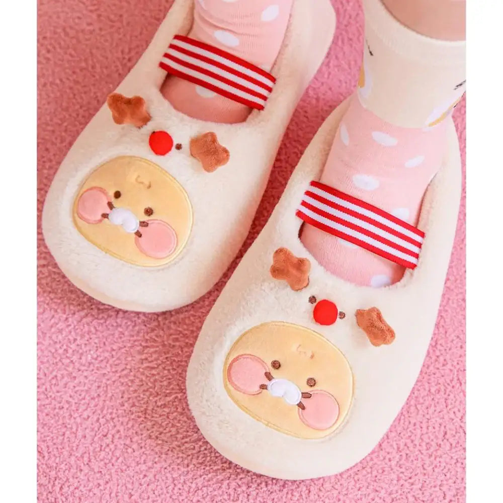 Kakao Friends - Baby Choonsik Merry Choon Christmas Rudolph Slippers - Kakao Friends - Slipper - Harumio