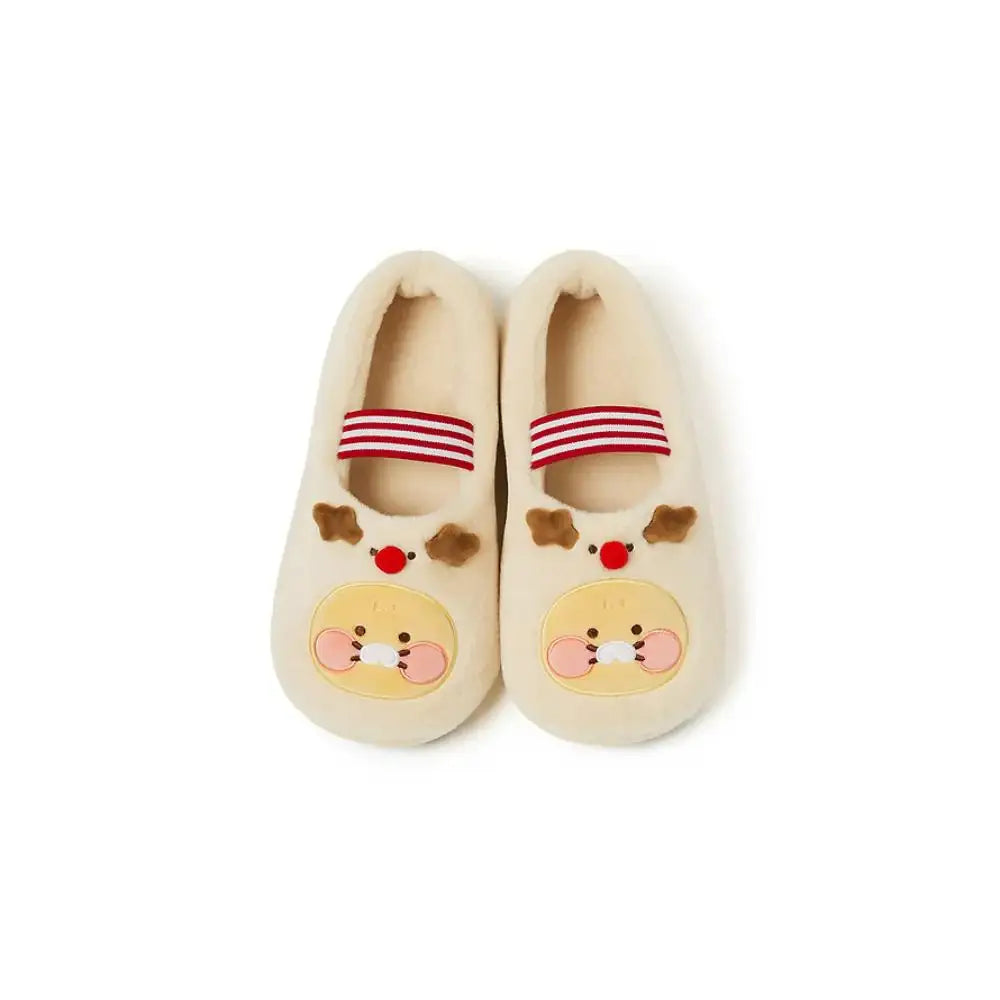Kakao Friends - Baby Choonsik Merry Choon Christmas Rudolph Slippers - Kakao Friends - Slipper - Harumio
