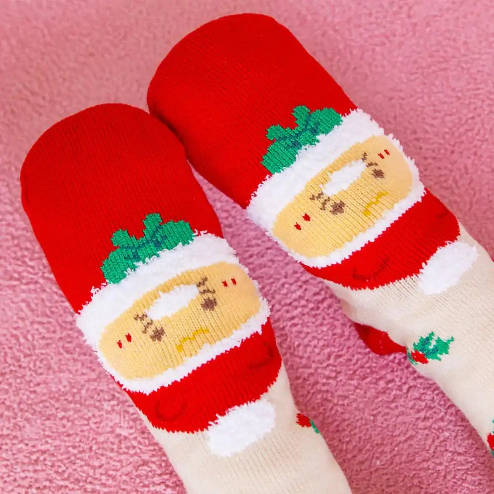 Kakao Friends - Baby Choonsik Merry Choon Christmas Sleep Socks - Kakao Friends - Socks - Harumio