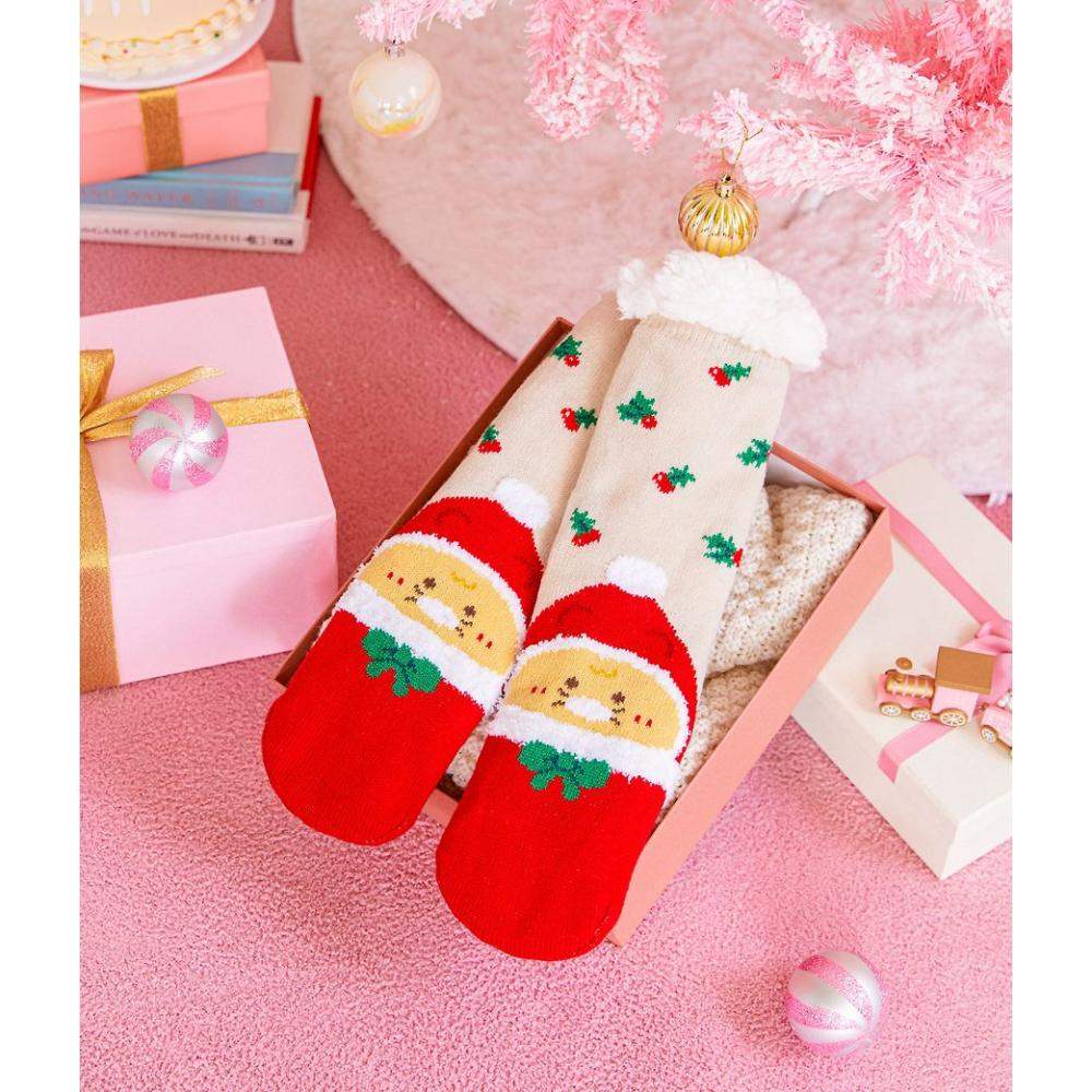 Kakao Friends - Baby Choonsik Merry Choon Christmas Sleep Socks - Kakao Friends - Socks - Harumio
