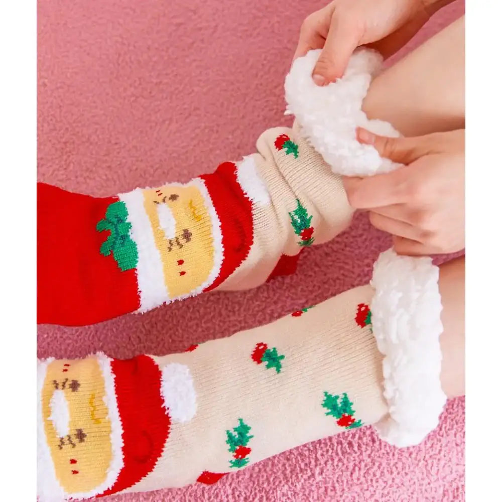 Kakao Friends - Baby Choonsik Merry Choon Christmas Sleep Socks - Kakao Friends - Socks - Harumio