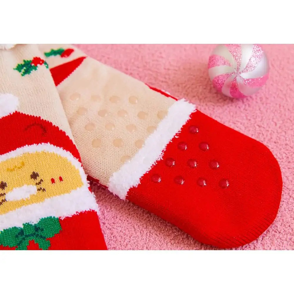 Kakao Friends - Baby Choonsik Merry Choon Christmas Sleep Socks - Kakao Friends - Socks - Harumio