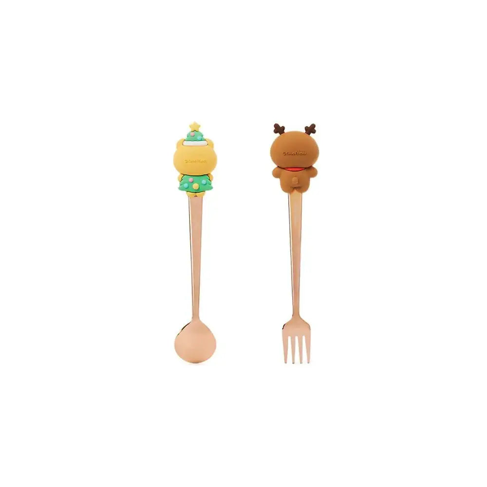 Kakao Friends - Merry Choon Christmas Cutlery Set - Kakao Friends - Cutlery - Harumio