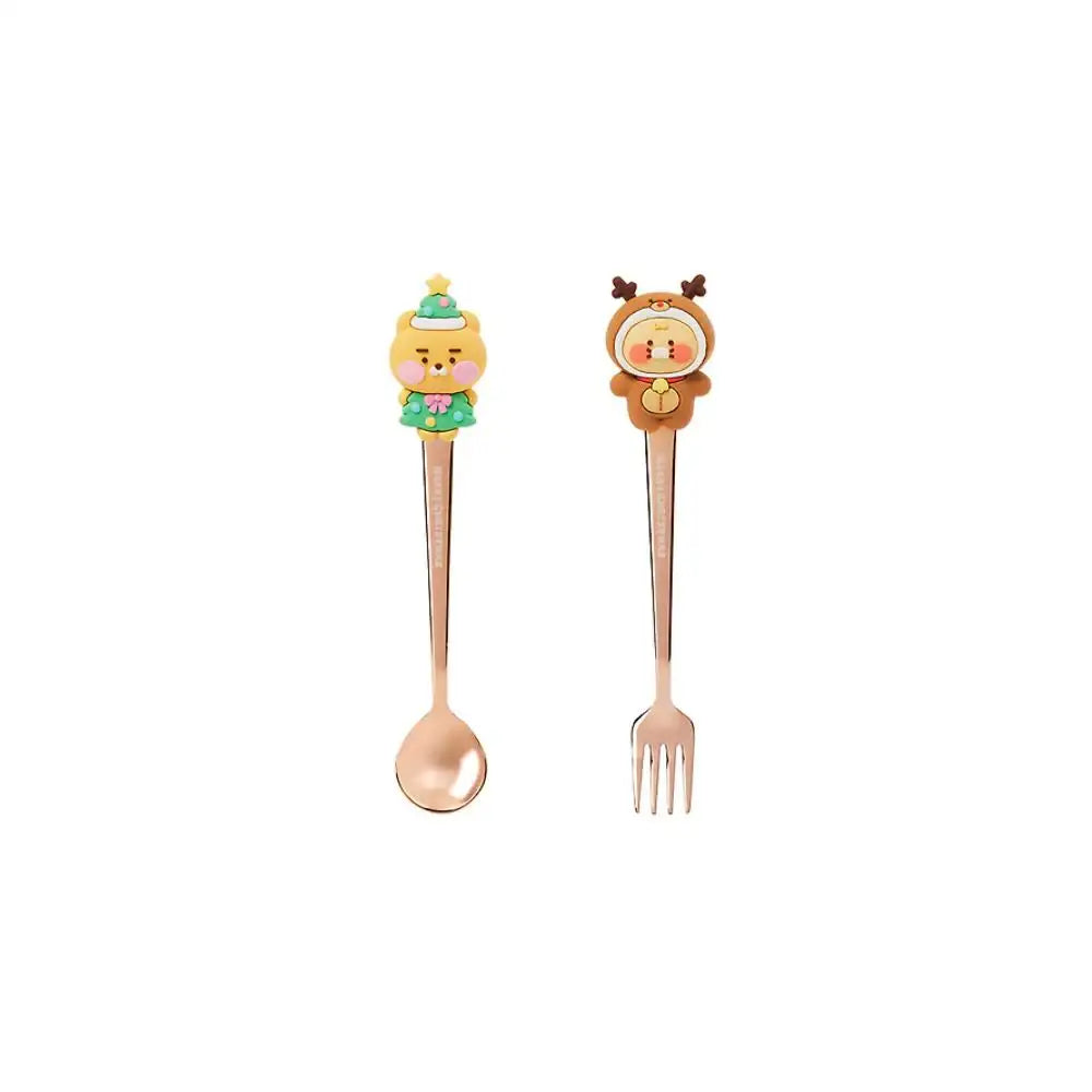 Kakao Friends - Merry Choon Christmas Cutlery Set - Kakao Friends - Cutlery - Harumio