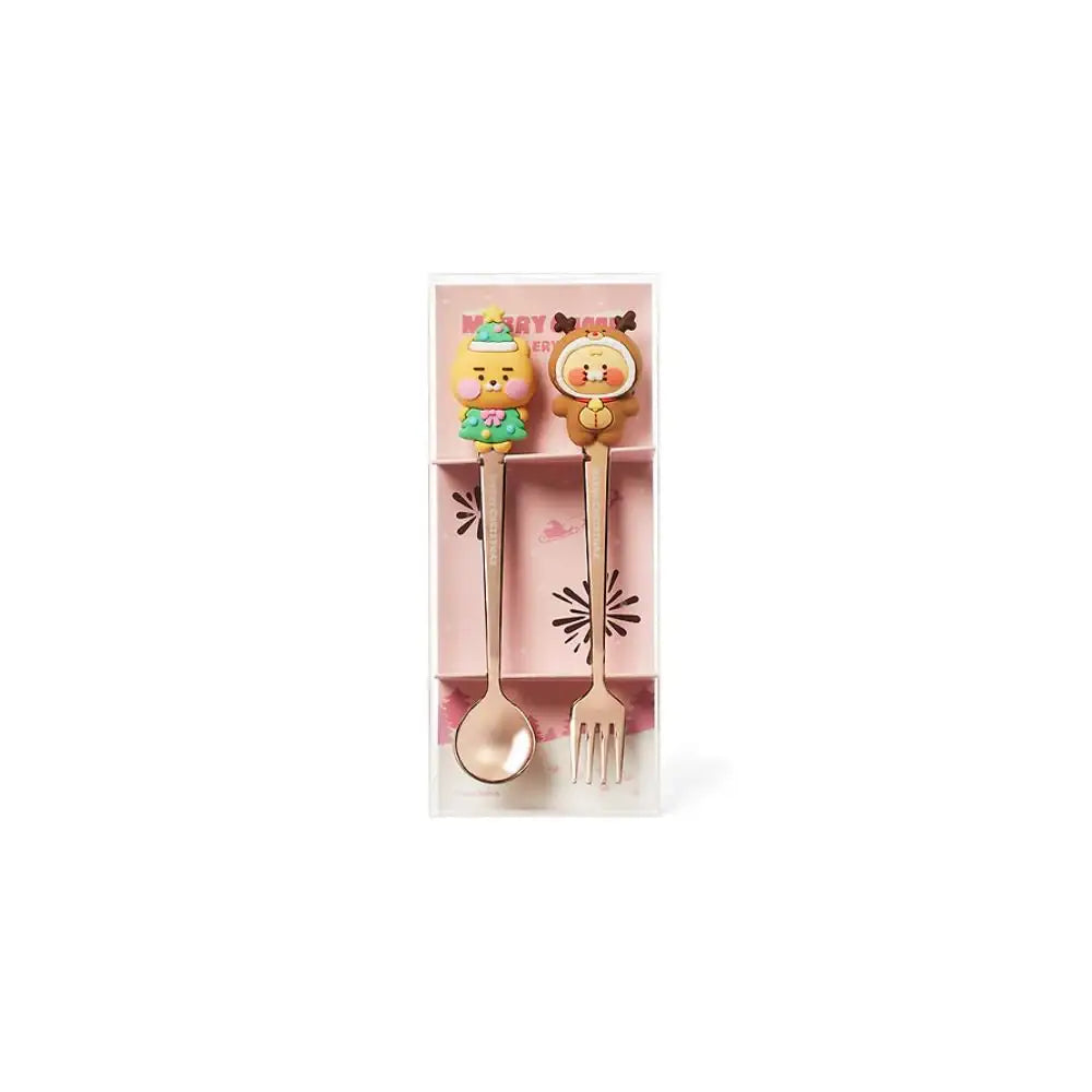 Kakao Friends - Merry Choon Christmas Cutlery Set - Kakao Friends - Cutlery - Harumio