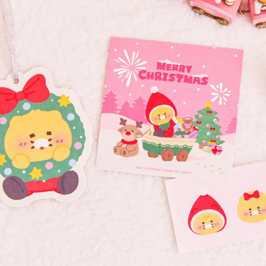 Kakao Friends - Baby Choonsik Merry Choon Christmas Card - Kakao Friends - Card - Harumio