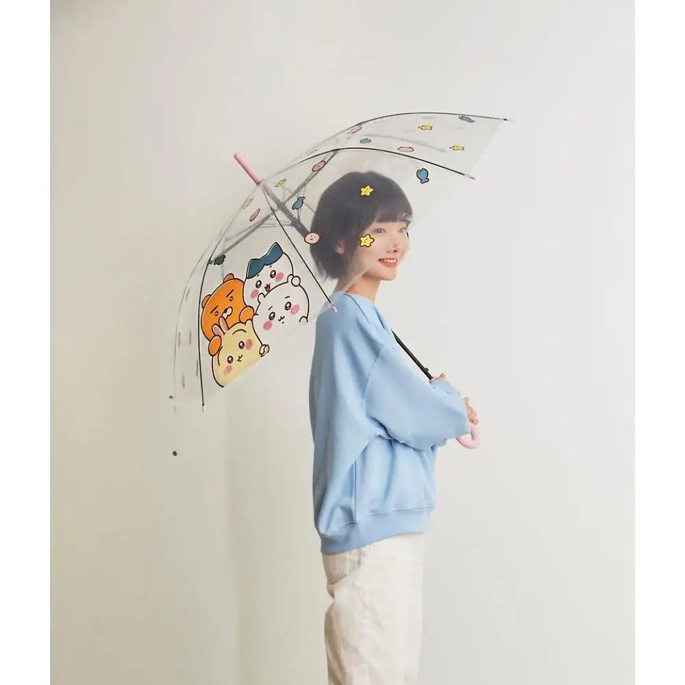 CHIIKAWA x Kakao Friends - Transparent Umbrella - Kakao Friends - Umbrella - Harumio