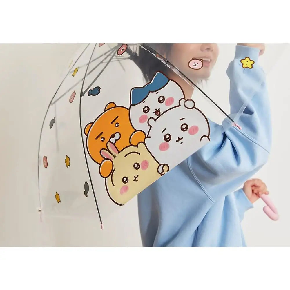 CHIIKAWA x Kakao Friends - Transparent Umbrella - Kakao Friends - Umbrella - Harumio