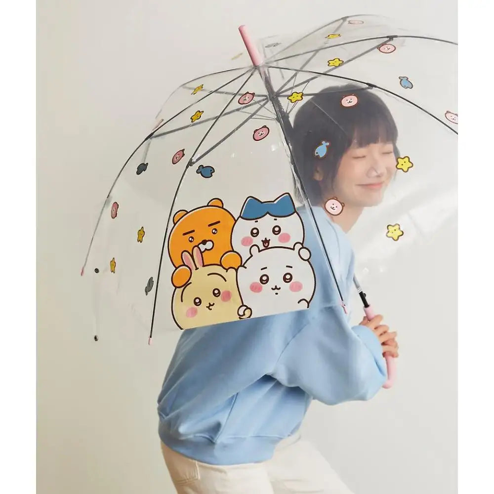 CHIIKAWA x Kakao Friends - Transparent Umbrella - Kakao Friends - Umbrella - Harumio