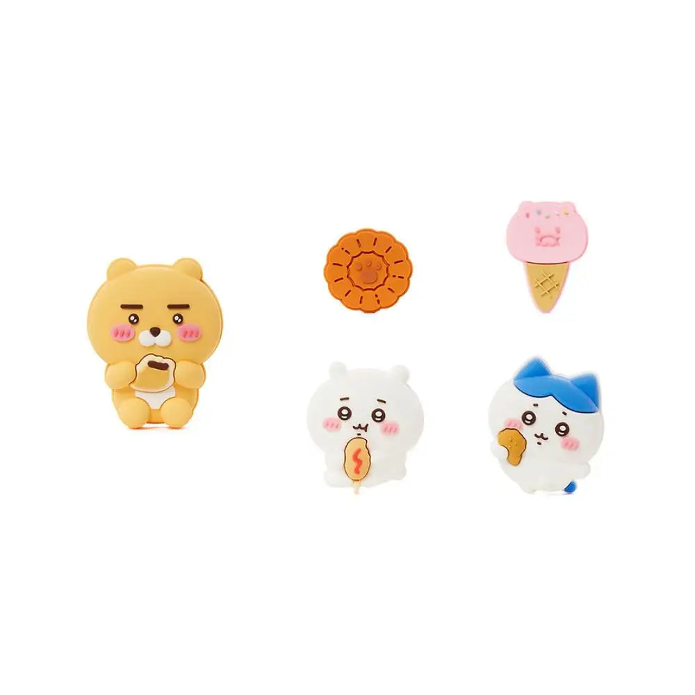 CHIIKAWA x Kakao Friends - Silicone Charm Snack Set - Kakao Friends - Silicon charm - Harumio