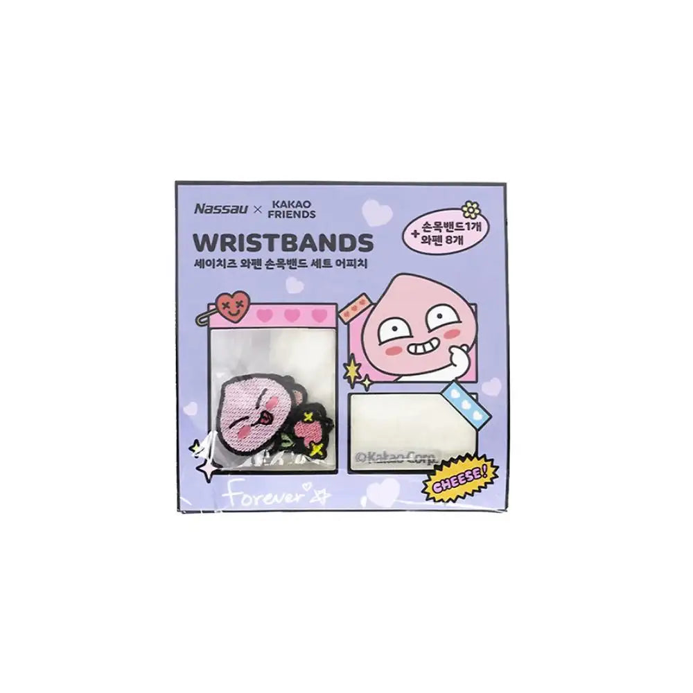 NASSAU x Kakao Friends - Apeach Wappen Wristband Set - NASSAU x Kakao Friends - wristband - Harumio