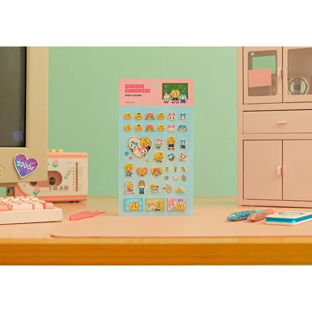 Kakao Friends - Savage Choonsik Epoxy Sticker - Kakao Friends - epoxy sticker - Harumio