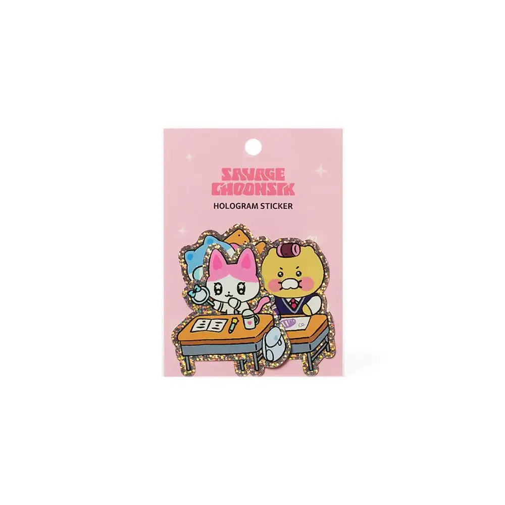 Kakao Friends - Savage Choonsik Hologram Sticker - Kakao Friends - Sticker - Harumio