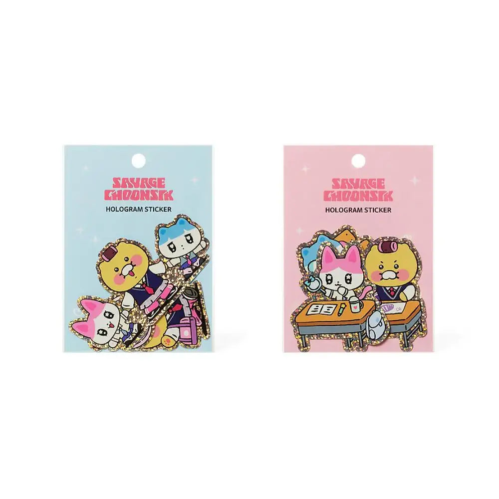 Kakao Friends - Savage Choonsik Hologram Sticker - Kakao Friends - Sticker - Harumio