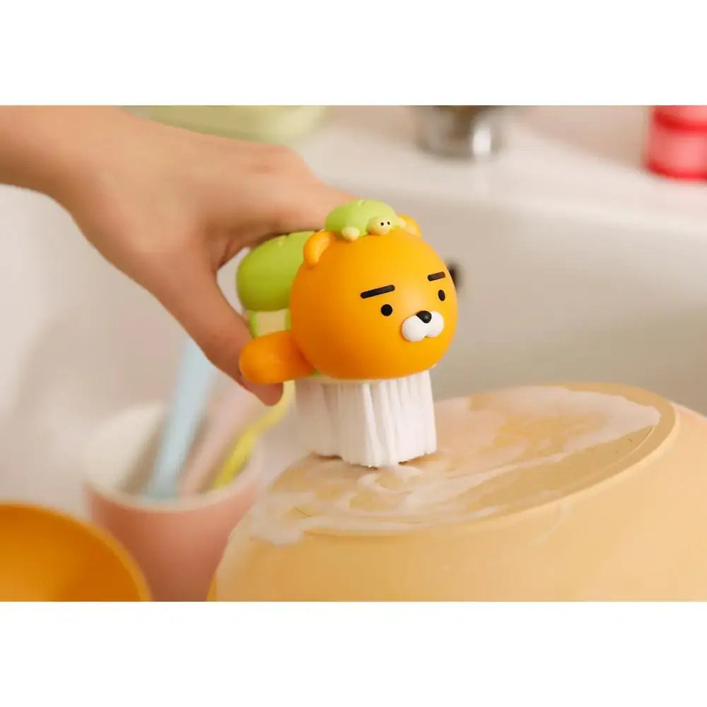 Kakao Friends - Ryan Melon Bread Turtle Cleaning Brush - Kakao Friends - brush - Harumio