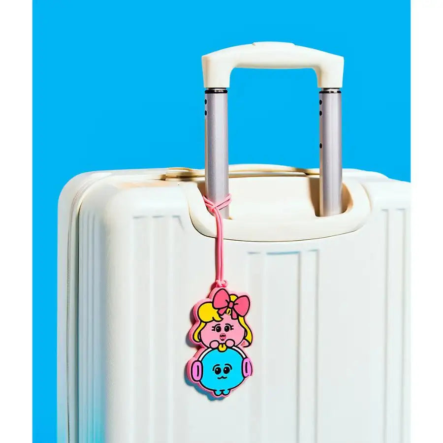 Kakao Friends - Jjordy Silicone Luggage Tag (What to do & Iron Wall Chordy) - Kakao Friends - luggage tag - Harumio