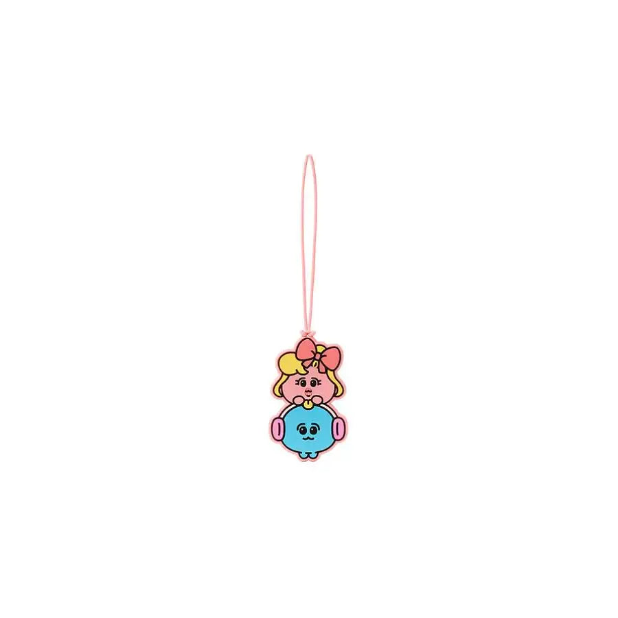Kakao Friends - Jjordy Silicone Luggage Tag (What to do & Iron Wall Chordy) - Kakao Friends - luggage tag - Harumio