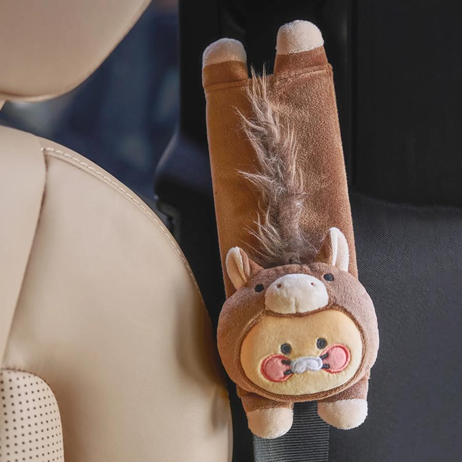 Kakao Friends - Lucky Pony Day Seat Belt Cover (Choonsik)