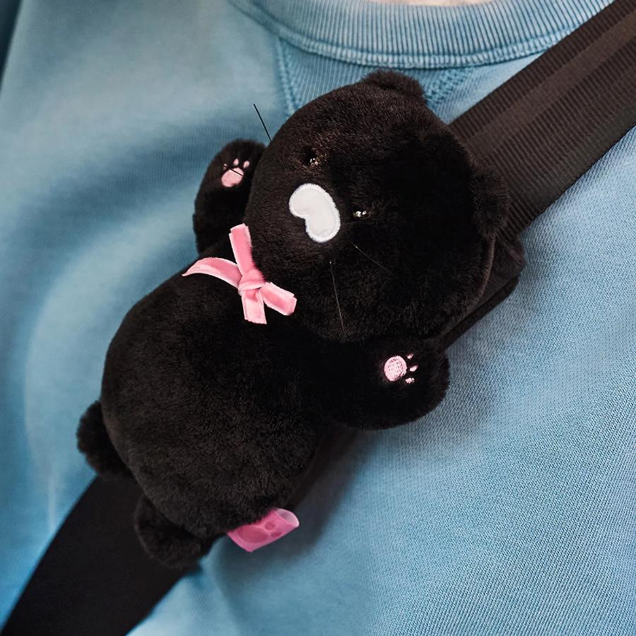 Kakao Friends - Black Choon Seatbelt Cover (Choonsik)