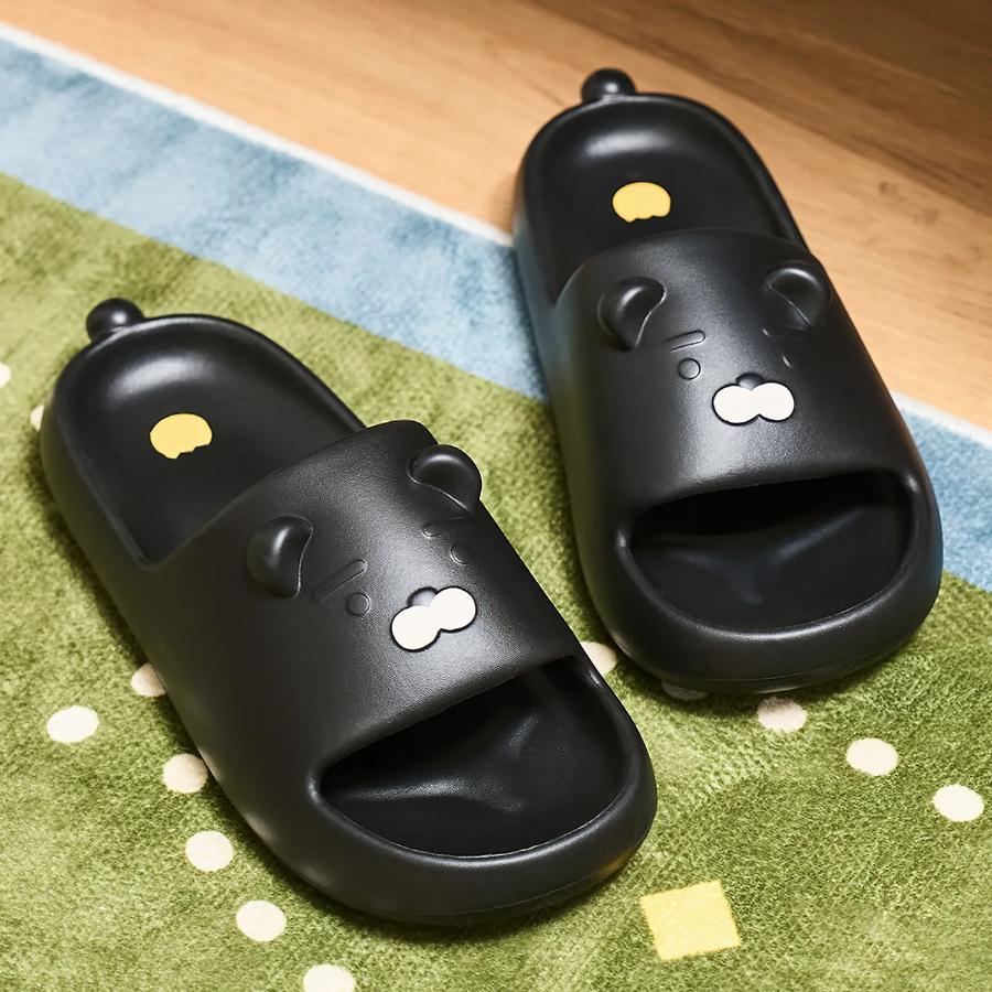 Kakao Friends - Black Choon Men Slippers (Ryan)