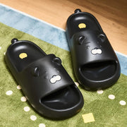 Kakao Friends - Black Choon Men Slippers (Ryan)