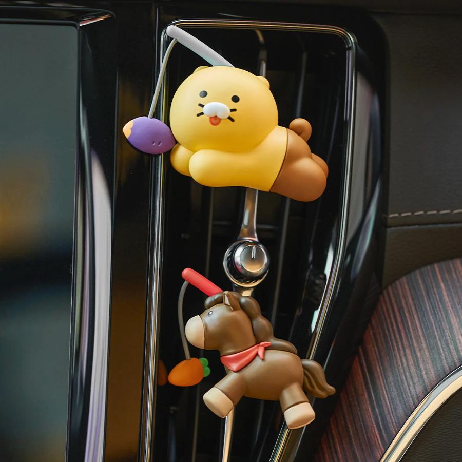 Kakao Friends - Lucky Pony Day Car Air Freshener & Figure Set (Choonsik)
