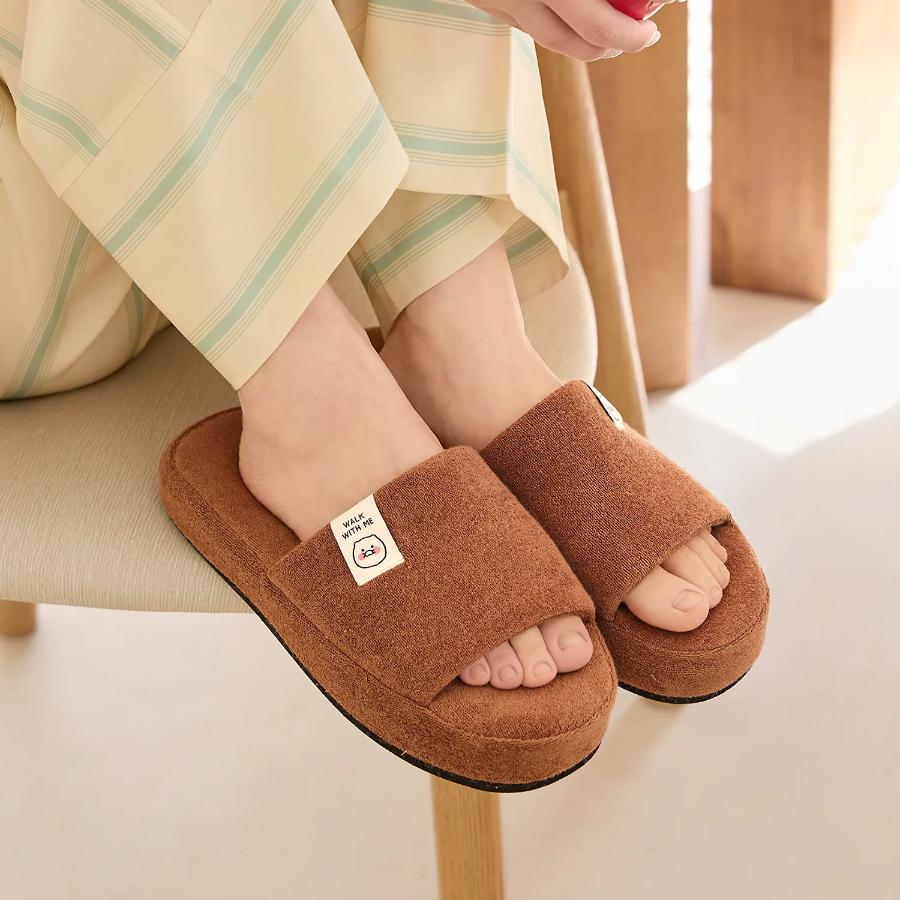 Kakao Friends - Choonsik Brown Terry Slipper
