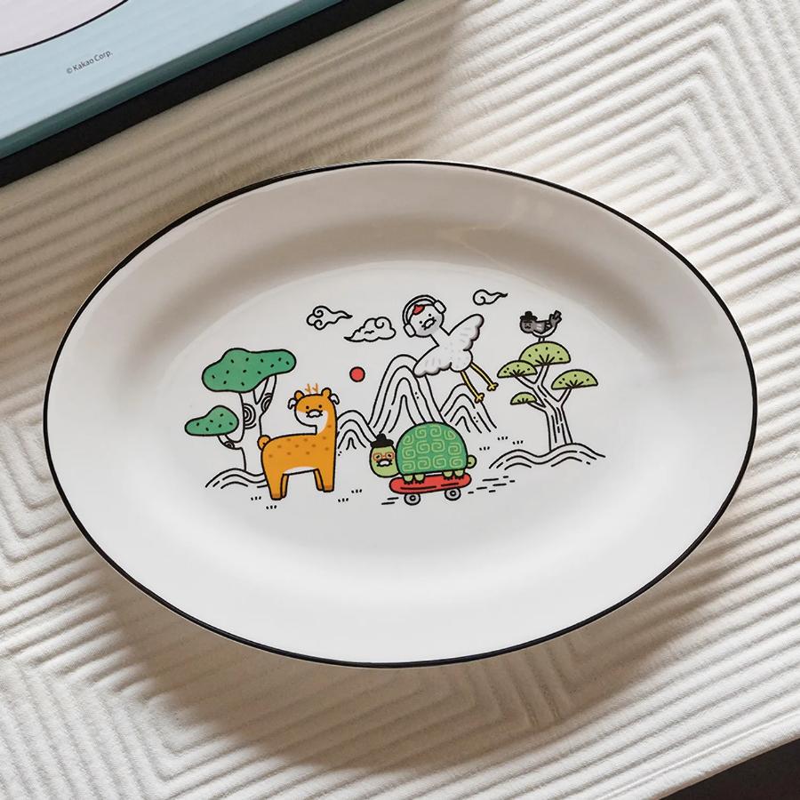 Kakao Friends - Yeonnal Yetchoon Choonsik Oval Plate
