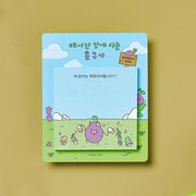 Kakao Friends - Chunguma Gold Kimchi Silver Sticky Note