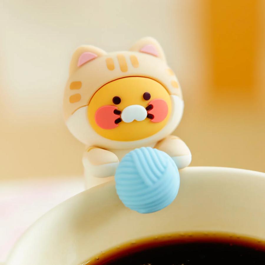Kakao Friends - Nyangnyang Kitty Yarn Mini Deco Figure (Choonsik)