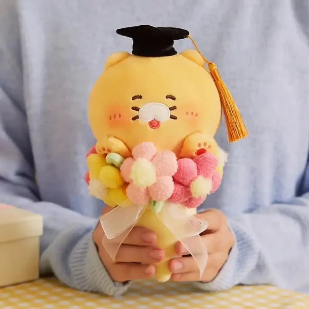 Kakao Friends - Choonsik Congratulations Graduation Flower Plush Doll - Kakao Friends - Plush Doll - Harumio
