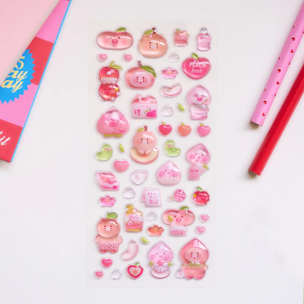 Kakao Friends - Peach Fresh Water Drop Sticker (Friends)