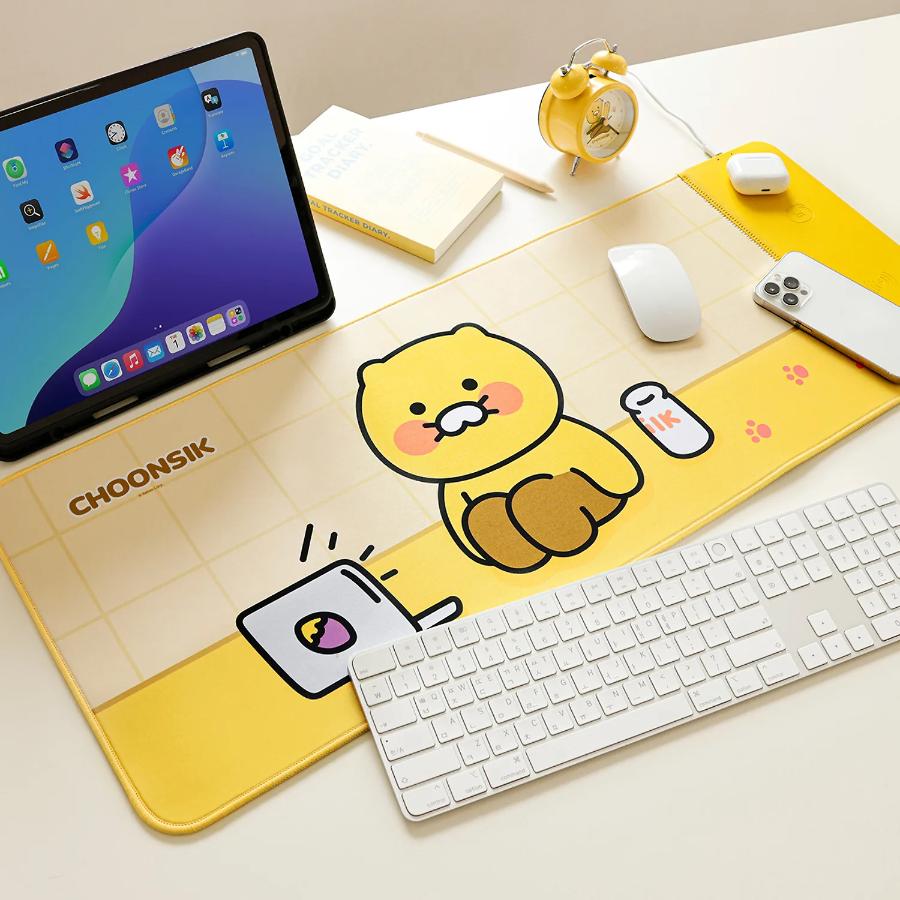 Kakao Friends - Wireless Charging Desk Pad (Choonsik)