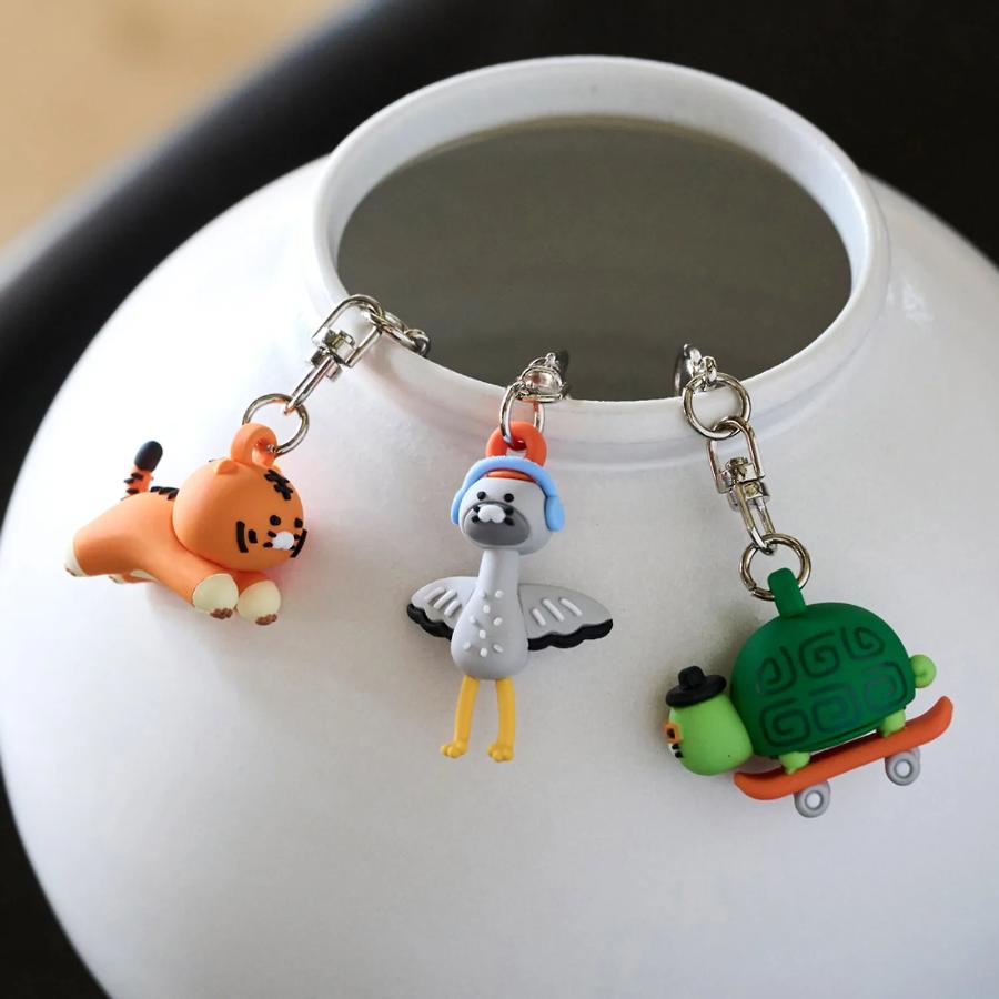 Kakao Friends - Yeonnal Yetchoon Figure Charm 3-Piece Set