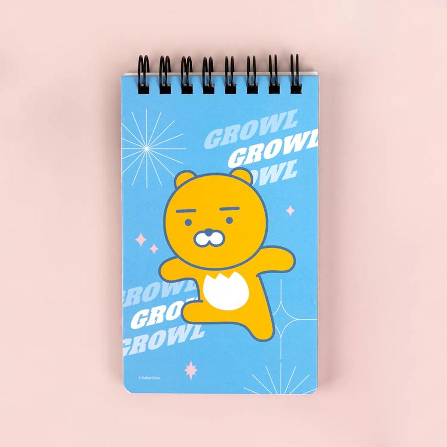 Kakao Friends - Vivid Top-Bound Spring Notebook (Ryan)