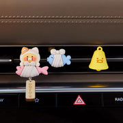 Kakao Friends - Nyangnyang Safe Driving Air Vent Figure (Choonsik)