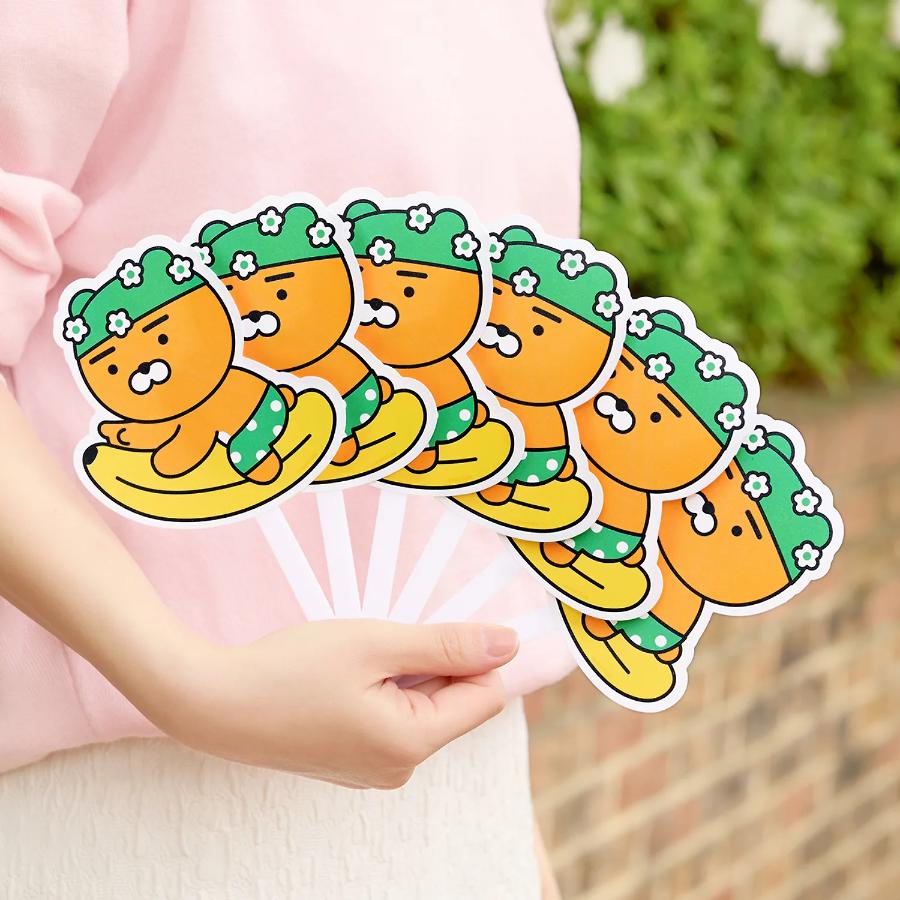 Kakao Friends - Ryan Swimming Cap Foldable Fan