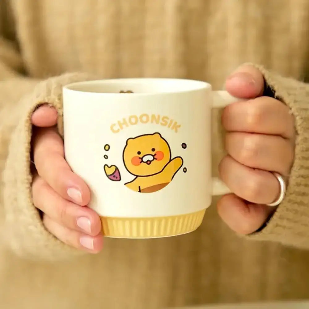 Kakao Friends - Choonsik Hug Mug & Doll Set - Kakao Friends - Mug - Harumio