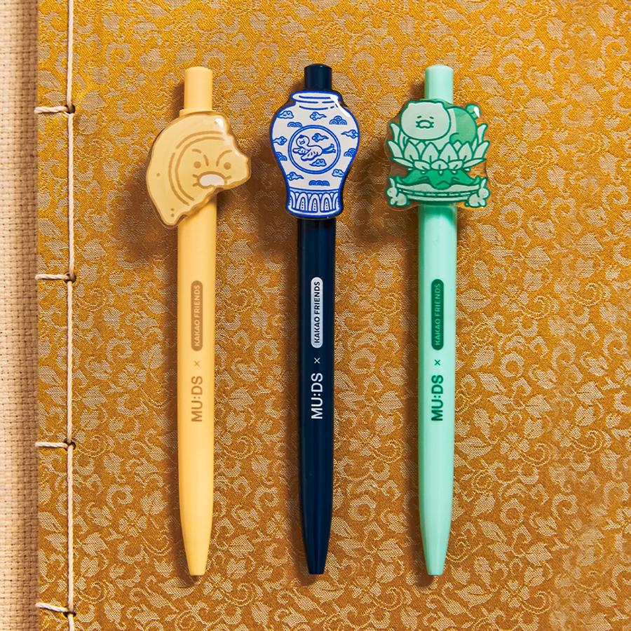 MU:DS x Kakao Friends - Relic Gel Pen 3-Piece Set (Choonsik)