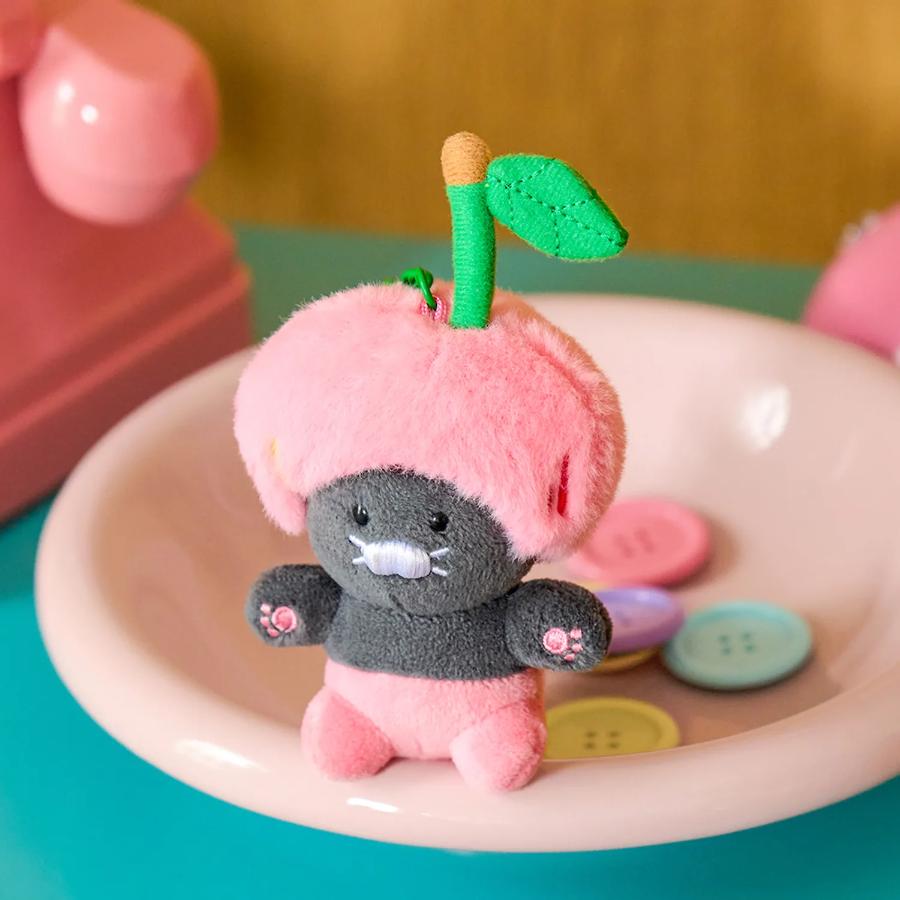 Kakao Friends - Pink Cherry Choon Doll Keyring