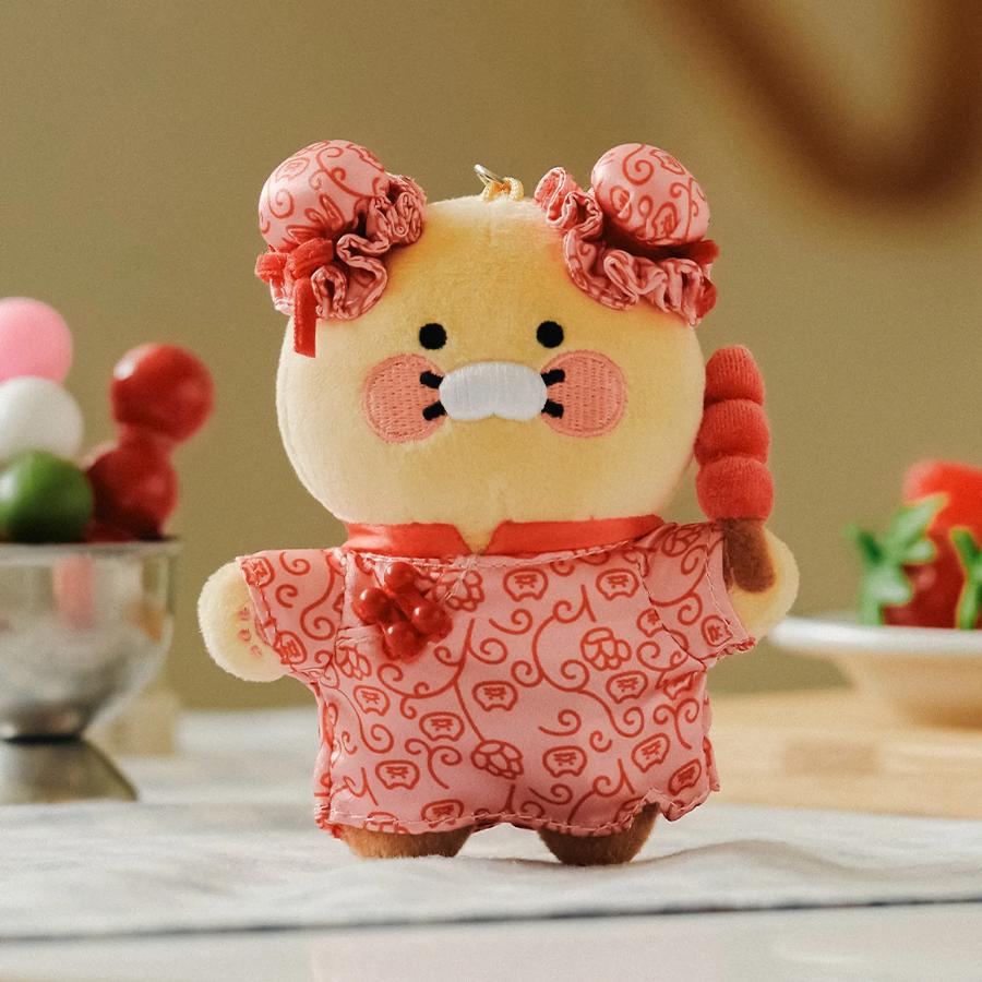 Kakao Friends - World Tour Chinese Cheongsam Doll Keyring (Choonsik)