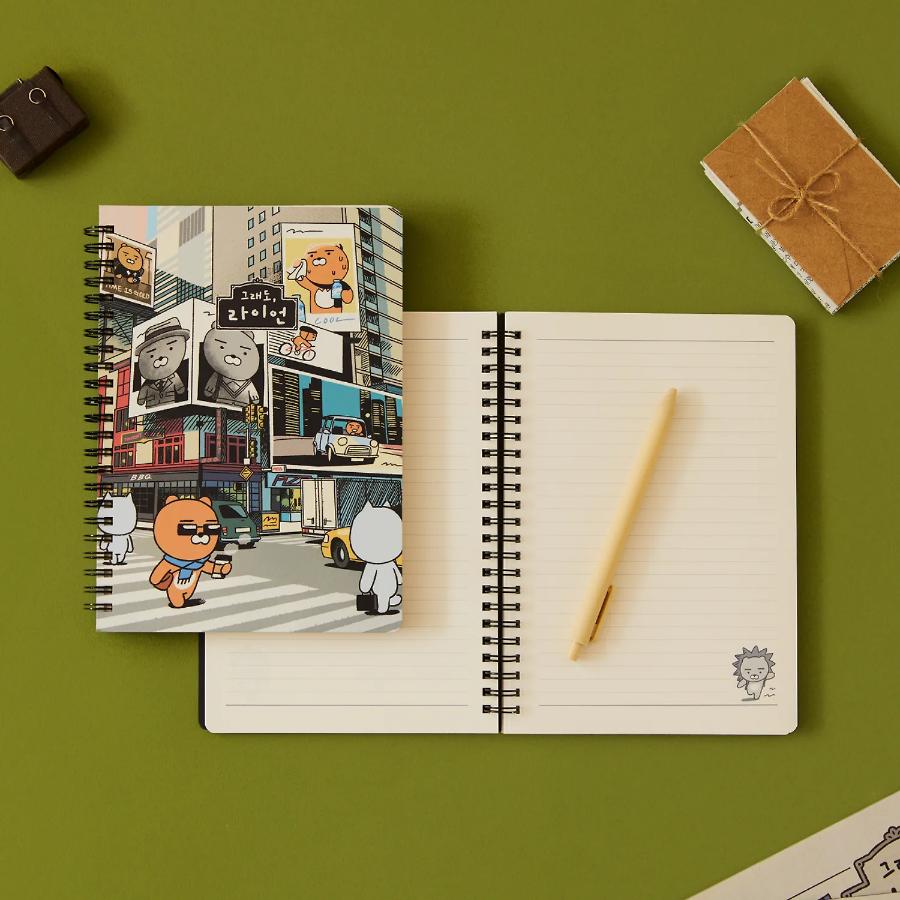Kakao Friends - Still Ryan Notebook (Gray)