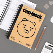 Kakao Friends - Monotone Spending Diary Household Account Book (Ryan)